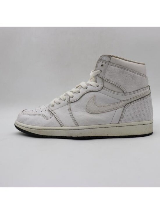 Nike Air Jordan 1 Retro High OG White Men\'s Size 10.5 Sneakers 555088-100 main image 5